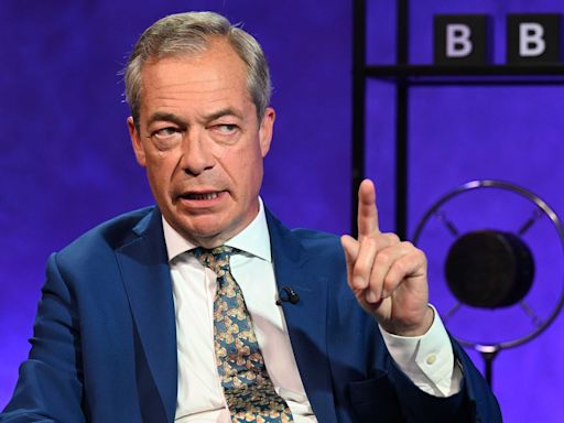 Nigel Farage says he ‘admired’ Putin for ‘control of running Russia’