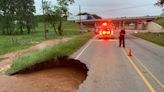 Washout on Smith County road near I-20 repaired