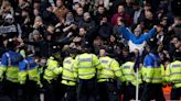 West Brom v Wolves FA Cup match suspended after violent clashes between fans