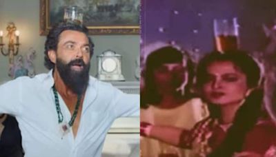 WATCH: Before Bobby Deol in 'Animal', Rekha danced with a glass of whisky on her head in this Salman Khan movie