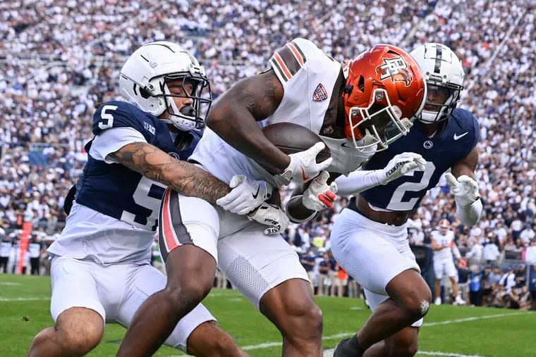 During its bye week, No. 8 Penn State is working to fix two facets: Tackling and technology