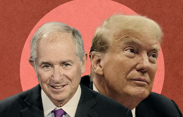 Stephen Schwarzman Flip-Flops, Backs Trump for 2024