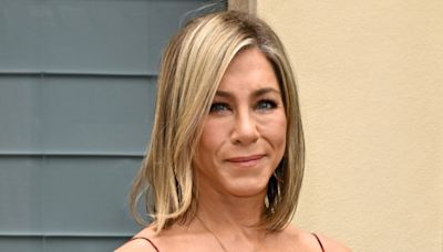Jennifer Aniston Shook up Her Usual Red Carpet Fashion With This Colorful & Form-Fitting Look