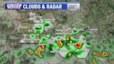 Scattered showers return late day