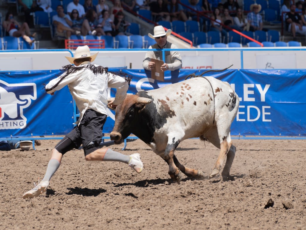 Eaton’s Roper Rich takes home 4th Greeley Stampede championship in American Bull Fighting