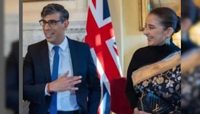 Manisha Koirala Meets UK Prime Minister Rishi Sunak In London. See Pics