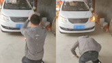 Video of Chinese man's farewell ritual to first car goes viral