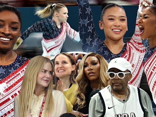 Hollywood Shows Up Strong For Simone Biles & Team USA’s Gold Win In Women’s Gymnastics Team Final