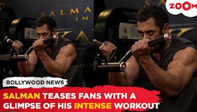 Salman Khan gives a SNEEK PEAK of his INTENSE workout as he prepares for Sikandar