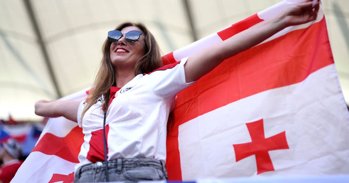 Euro 2024 fans only just realising why Georgia flag is the same as England's