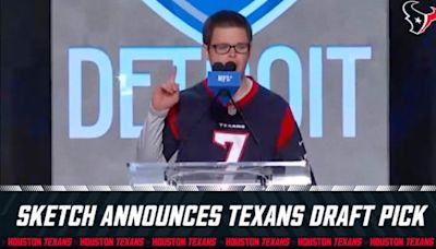 Houston Texans Superfan Sketch Gets Own Draft Night Card