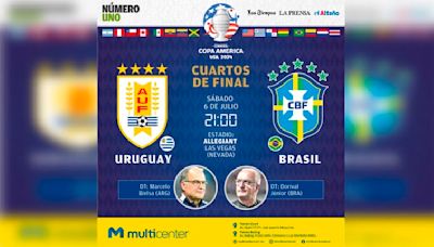 Mata-mata en Las Vegas: Uruguay vs. Brasil, por el pase a semifinales