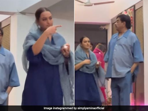 Sonakshi Sinha-Zaheer Iqbal Wedding: Father Of The Bride Shatrughan Sinha Spotted At Puja Ceremony