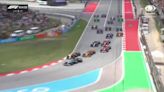 Russell larga muito bem do 4º lugar e assume a liderança do GP da Espanha