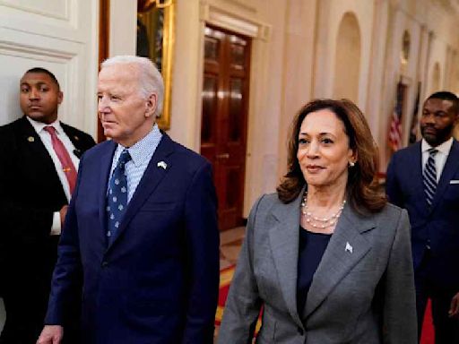 Joe Biden and Kamala Harris call Israeli strike killing Hezbollah's Nasrallah 'measure of justice'