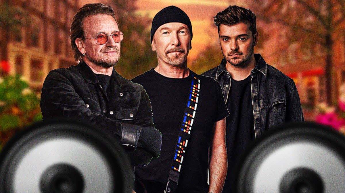 U2's Bono, The Edge reunite with Martin Garrix in Netherlands