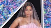 Nicki Minaj brings the fashion drama as a bridal Barbie at the VMAs