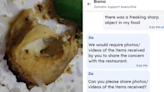 Man Finds Sharp Object In Zomato Order, Criticises Customer-Care Service