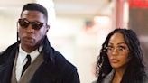 Jonathan Majors Attends Start of Domestic Violence Trial With Girlfriend Meagan Good and a Bible in Hand