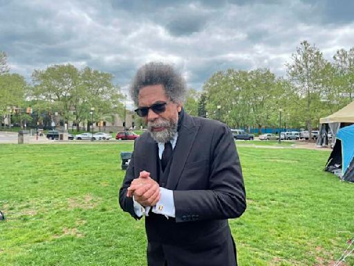 Cornel West speaks at pro-Palestine encampment in Oakland