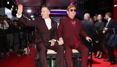 Sir Elton John makes first public appearance since revealing 'limited vision'