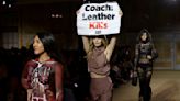 Animal rights activists storm Coach runway show in New York