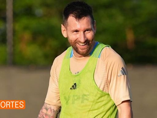 Lionel Messi se prepara para enfrentar a Canadá en Copa América