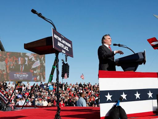 Potential VP pick joins Trump on flight to raucous Jersey Shore rally after he nixed another hopeful