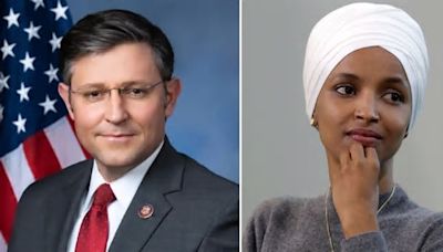 'His visit wasn't in good faith': Internet weighs in as Mike Johnson calls out Ilhan Omar for criticizing his visit to Columbia University