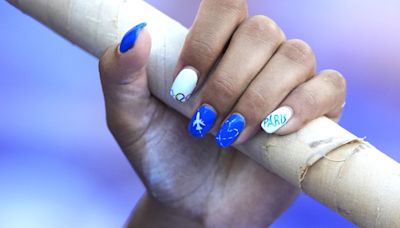 National flags, glitter and Olympic rings: The best nail art from the Paris Games