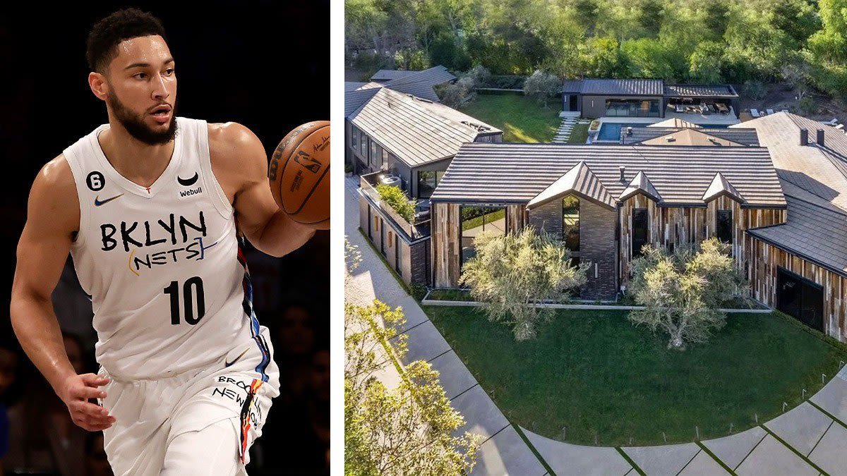 NBA Star Ben Simmons Takes a Big Loss on the Auction of His Hidden Hills Mansion