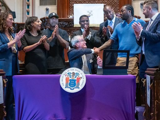 NJ Gov. Phil Murphy joined by Meek Mill while announcing new clemency program