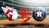 Guardians vs. Astros prediction, odds, pick, how to watch