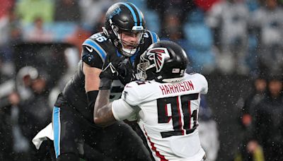 Falcons DL Zach Harrison, two others miss Wednesday’s practice