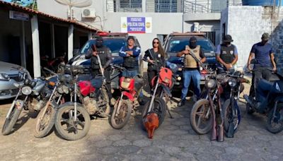 Nove motos roubadas são apreendidas em reserva indígena no Maranhão - Imirante.com