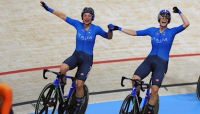 Cycling-Italy win gold in women's Madison