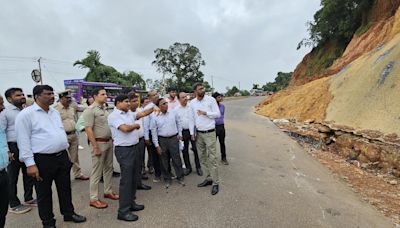 IIT-B expert team will inspect Ketthikal hillock to suggest measures for landslip prevention along NH 169: Dakshina Kannada DC