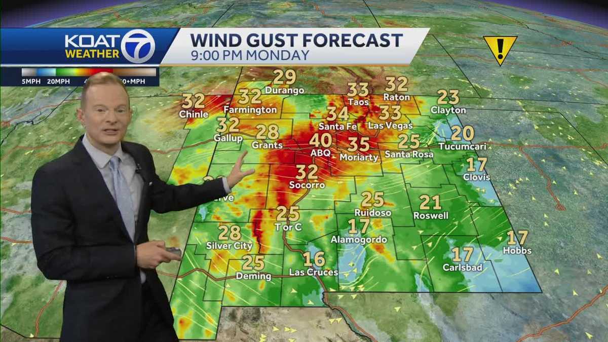 Increasing wind for New Mexico to create fire dangers this week