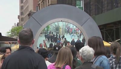 NYC's video portal to Dublin sparks joy, mischief, occasional nudity