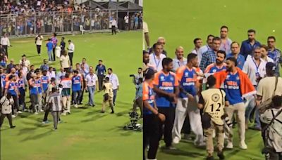 Fresh Wankhede video shows how Virat Kohli convinced Team India to sing 'Vande Mataram' with crowd during felicitation