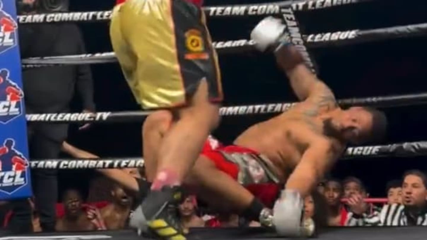 Greg Hardy, ex-Cowboys DE, brutally knocked out in boxing match (VIDEO)