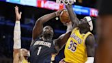 Matt Ryan's shot forces overtime as Lakers rally to beat Pelicans