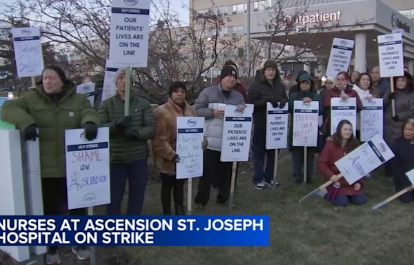 Nurses at Ascension Saint Joseph Hospital in Joliet reach tentative deal after strike