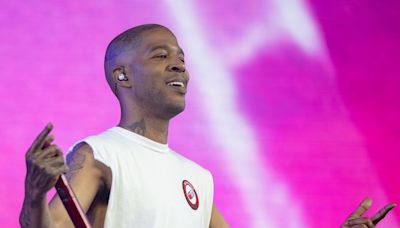 Kid Cudi Breaks His Foot After Leaping Off Coachella Stage - E! Online