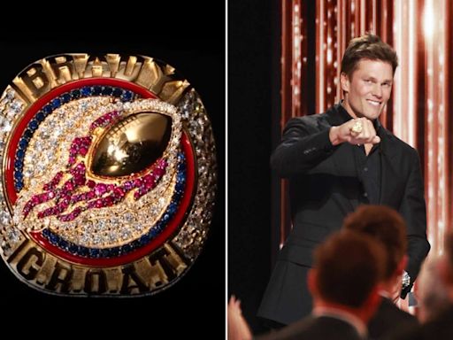 Tom Brady's Roast Ring Boasts Nearly 400 Diamonds, Rubies and Sapphires — Plus, a $40,000 Price Tag!