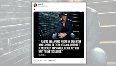 Fact Check: Tim McGraw Said, 'I Want to See a World Where My Daughters Have Control of Every Decision'