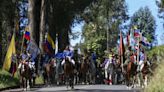 Una cabalgata recuerda en Ecuador a la libertaria Batalla del Pichincha de 1822