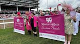 Breast cancer survivors beat the rain during Kentucky Oaks Day Survivors Parade