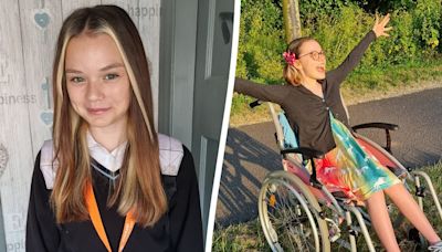 Teen left wheelchair-bound by 'suicide disease' after severe pain and weight loss