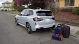 BMW X3 (with spare tire) Luggage Test | Yes, the spare matters